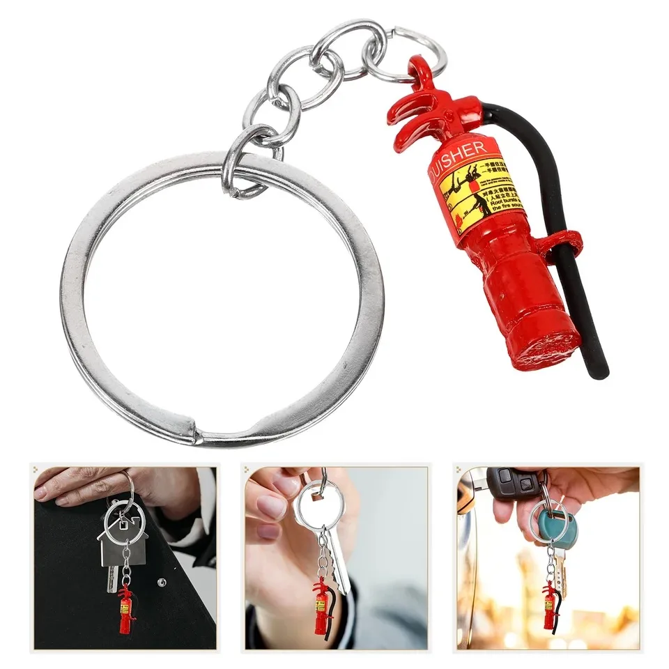 Fire Extinguisher Small - Portachiavi con ciondolo mini estintore alla
