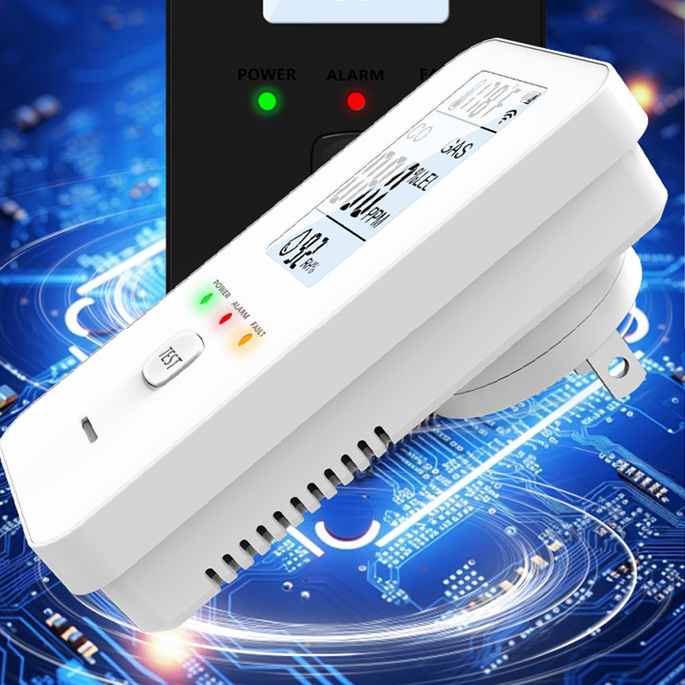 Co Detector Plug - Rilevatore di gas naturale e monossido