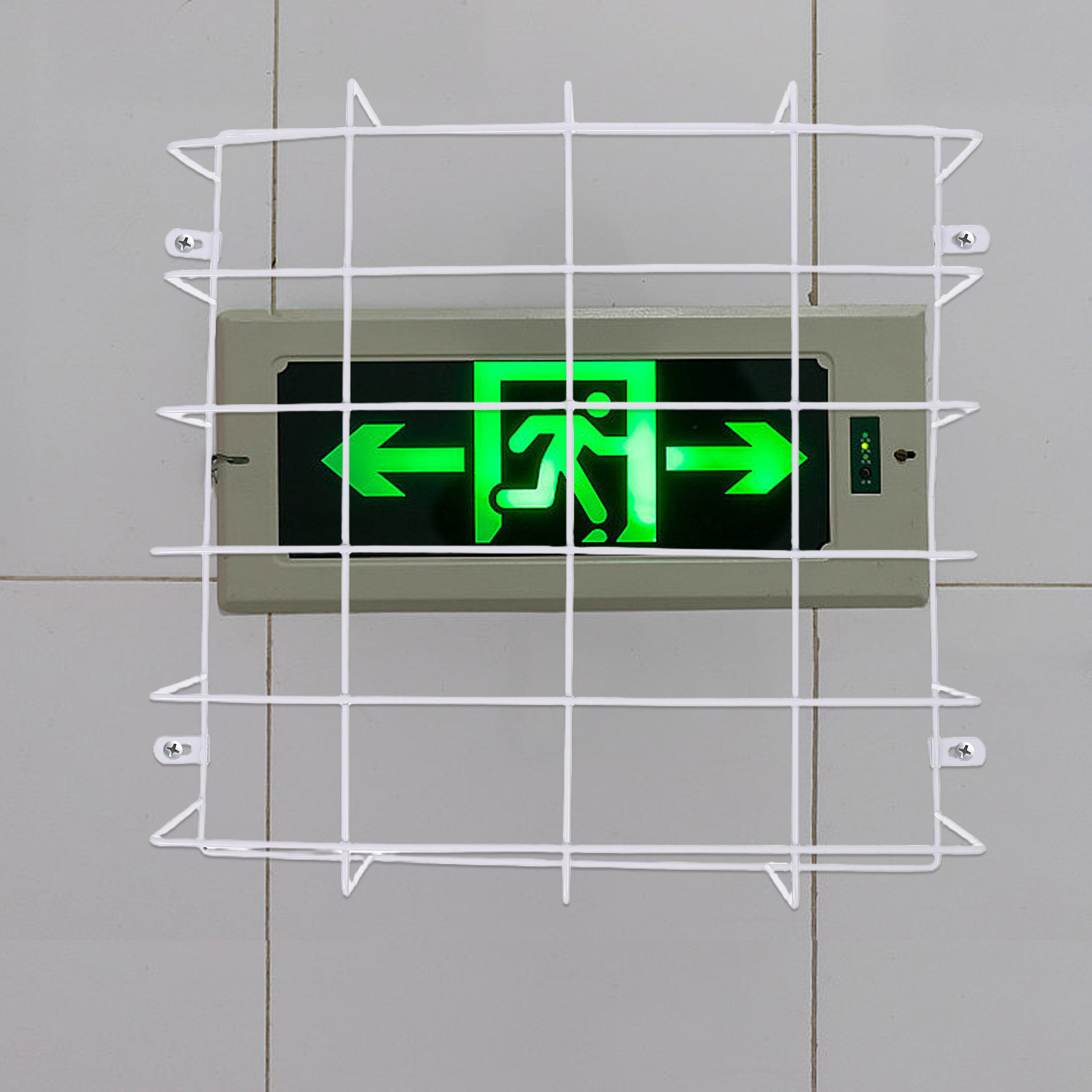 Emergency Exit Sign - Gabbia Protettiva per Luci di Emergenza,