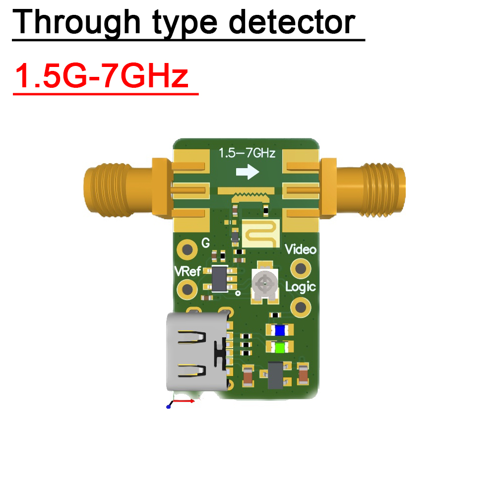 Co Detector Plug - 1.5G-7GHz Through Type Detector comparatore radiorivelatore