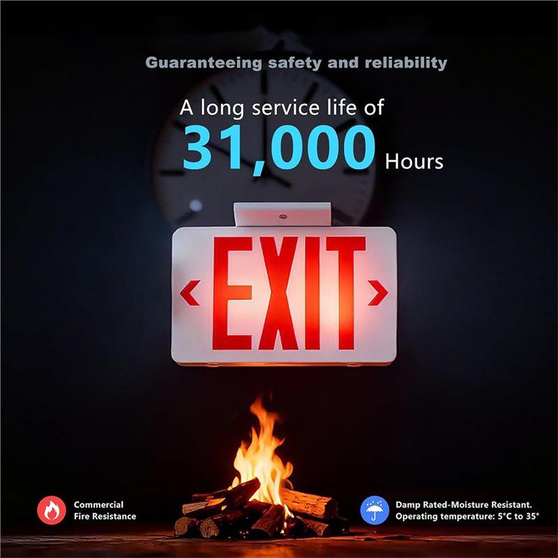 【A10R】Segnale di uscita rosso  - Emergency Exit Sign recensione e prezzo