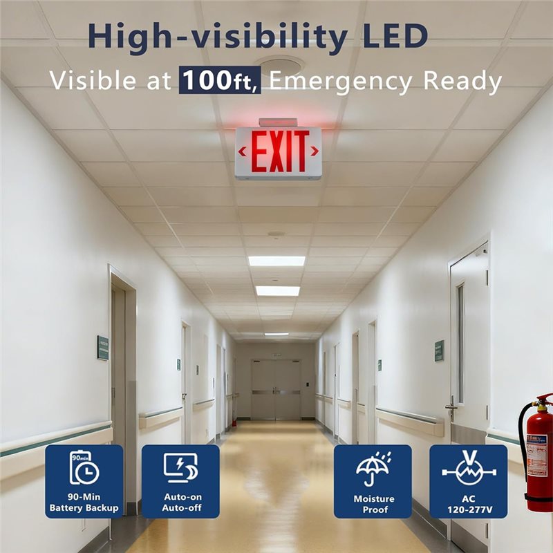 【A10R】Segnale di uscita rosso  - Emergency Exit Sign recensione e prezzo