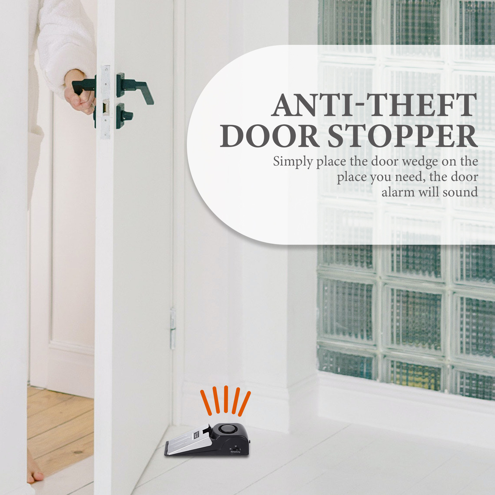 Cuneo di bloccaggio antifurto  - Door Stop Alarm recensione e prezzo