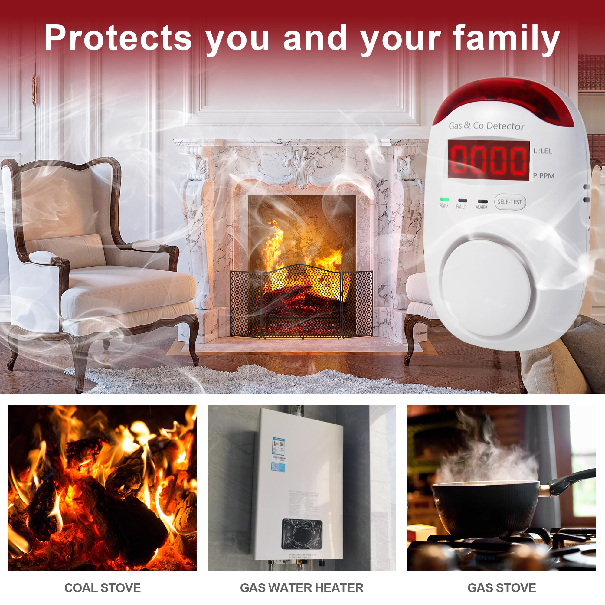 Rilevatore combinato di gas e  - Co Detector Plug recensione e prezzo
